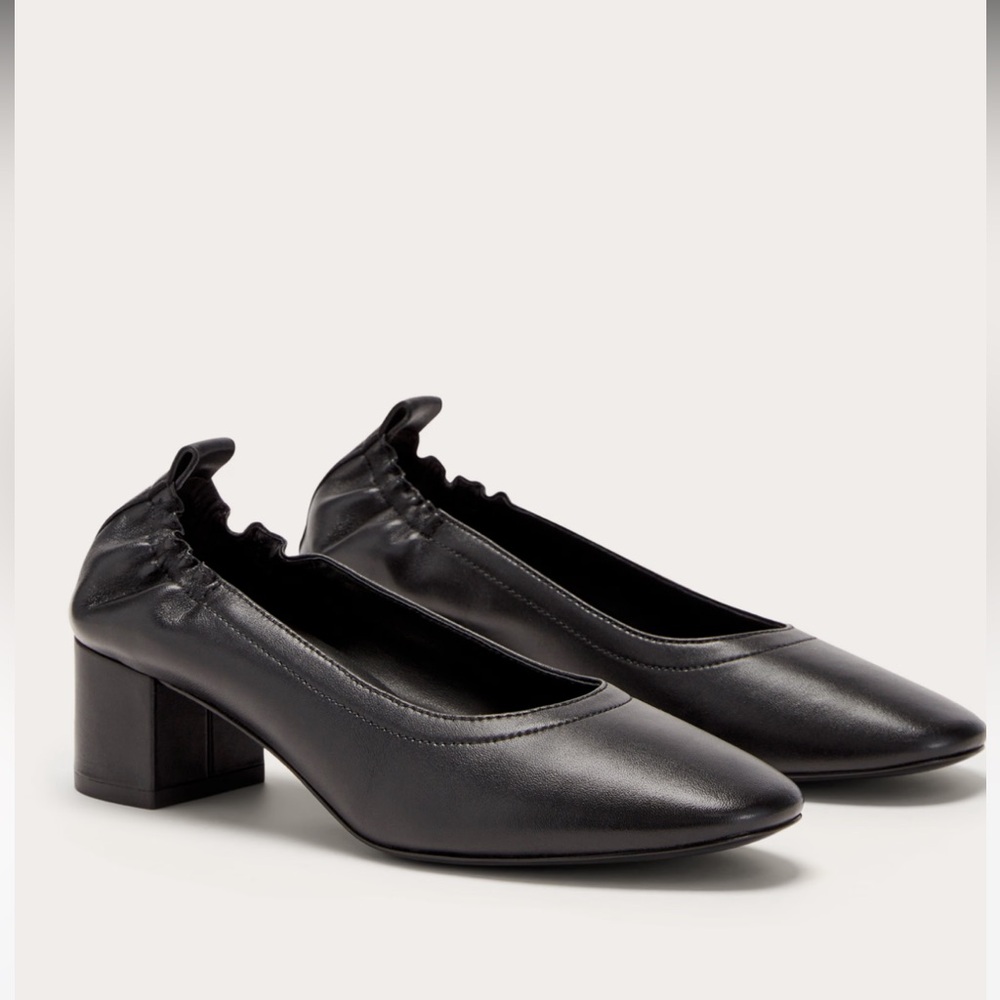 Everlane Black Block Heel Shoes
